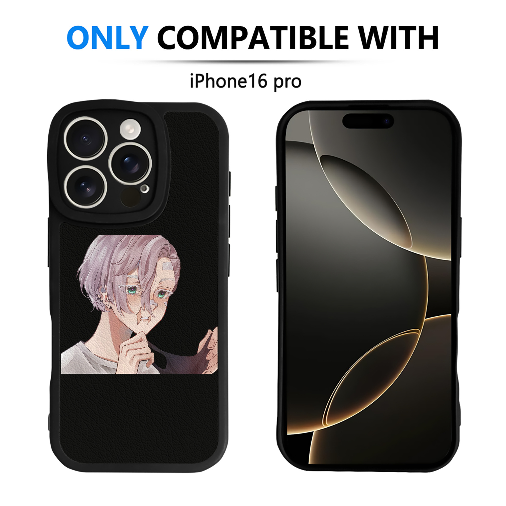 （画像用） 東京リベンジャーズ Tokyo Revengers 【iPhone 16シリーズ対応】シリコンスマホケース（レザー調） 材質：シリコン
